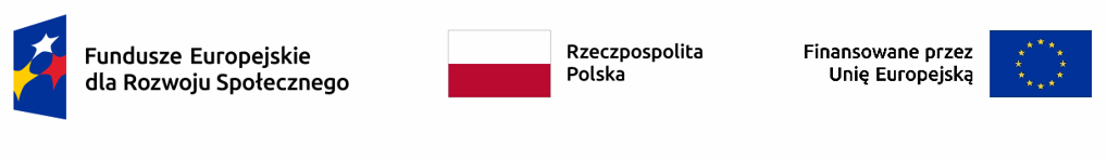 zestaw logotypów Funduszy Europejskich oraz UE